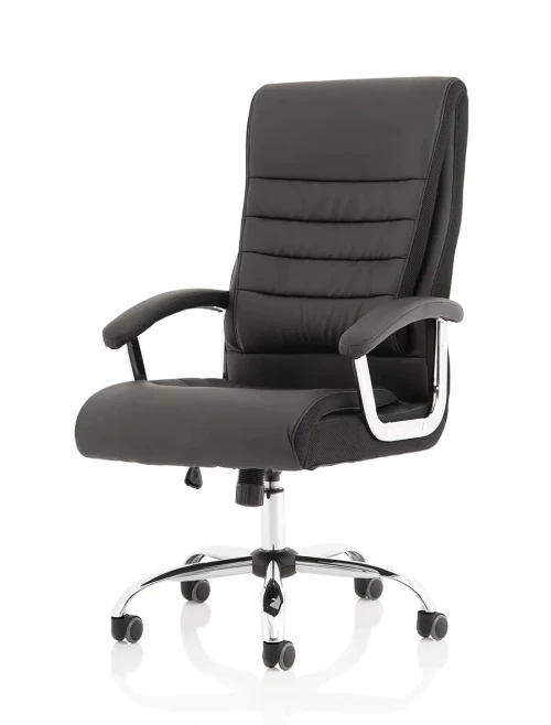 Faux Leather Office Chair Black Dallas Executive Chair EX000240 - enlarged view
