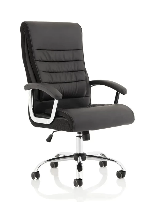 Faux Leather Office Chair Black Dallas Executive Chair EX000240 - enlarged view