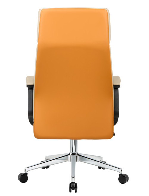 Office Chair Cream London Faux Leather Executive Chair CH-LON-CRM - enlarged view