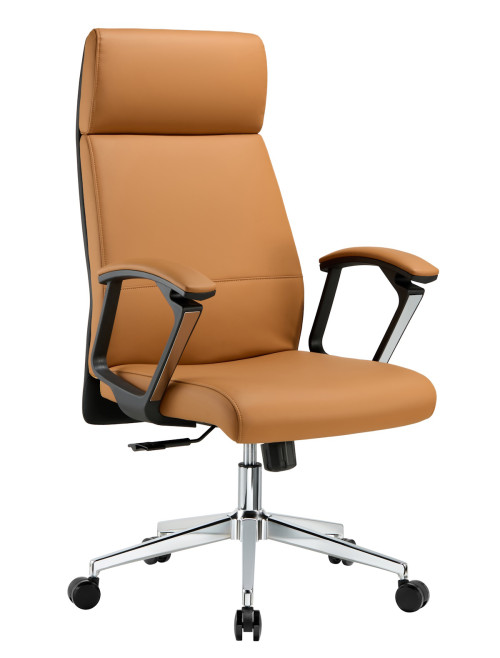 Office Chair Tan London Faux Leather Executive Chair CH-LON-TAN - enlarged view