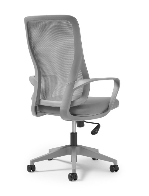 Mesh Office Chair Grey Eva Task Operator Chair EVA300T1-G by Dams - enlarged view