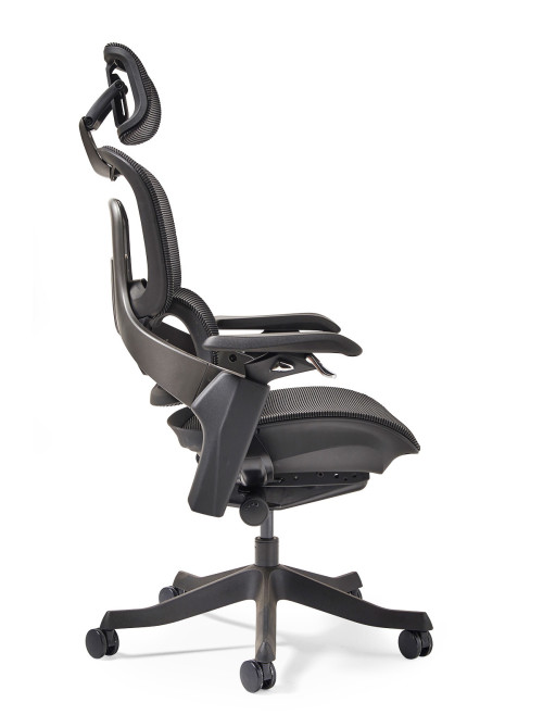 Mesh Office Chair Black Lyra Ergonomic Task Chair LYR300T1-K - enlarged view