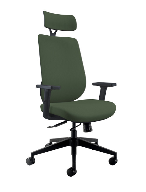 Office Chairs Maldini High Back Green Executive Office Chair CH0782GNBK
