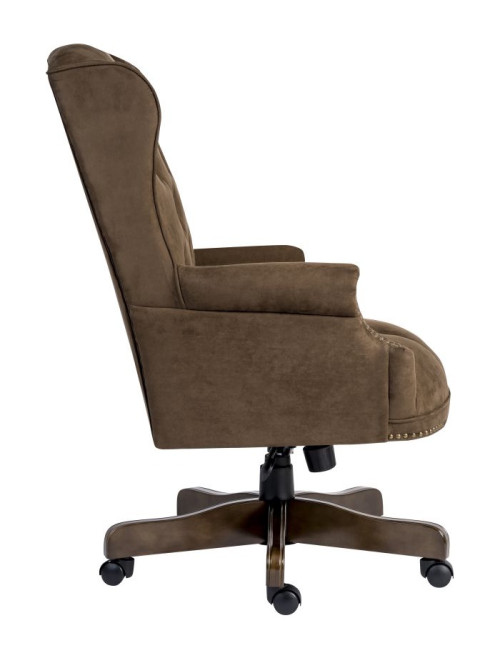 Chairman Super Large Executive Chair Brown Suede Effect 7500 - enlarged view