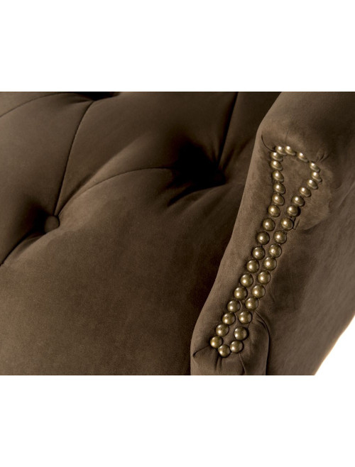 Chairman Super Large Executive Chair Brown Suede Effect 7500 - enlarged view