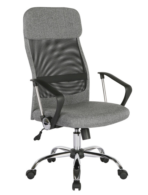 Mesh Office Chair Grey Chord Mesh Operators Chair CHO300T1-G