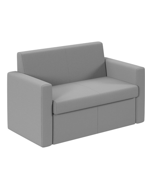 Reception Sofa Melody Grey Two Seater Sofa MEL50002-SG