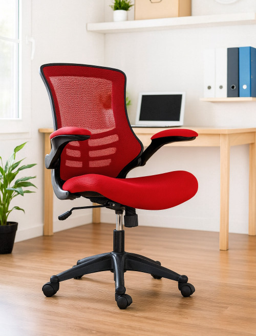 Mesh Office Chair Marlos in Red CH0790RD