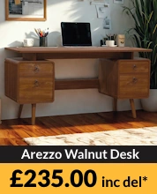 Arezzo Walnut Home Office Desk