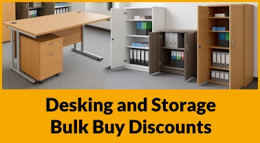 Desking and Storage Bulk Buy Discounts