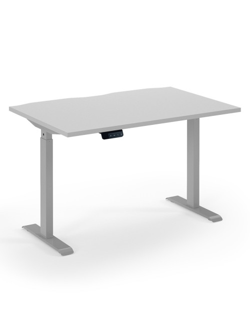 Standing Desk White Elev8 Economy Height Adjustable Desk 1200mm EVE-1200-S-WH - enlarged view