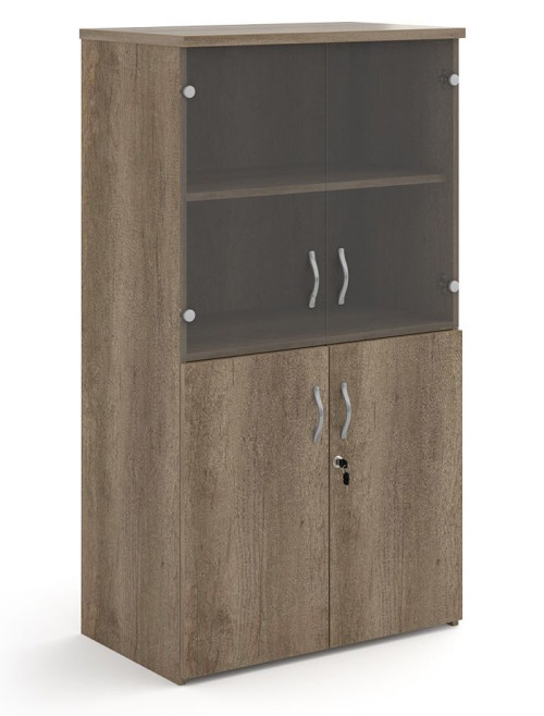 1440mm High Combination Unit R1440COM with Top Glass Doors - enlarged view