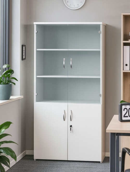 1790mm High Combination Unit R1790COM with Top Glass Doors