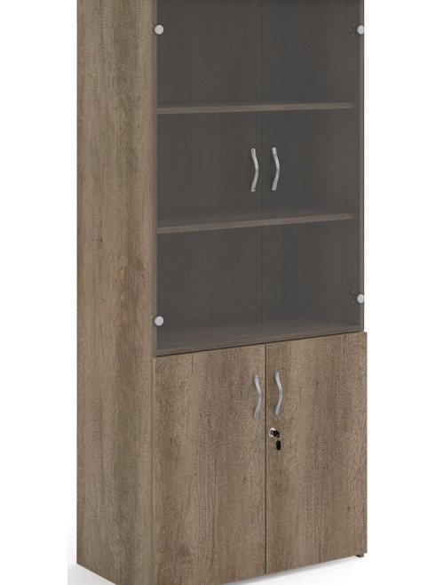 1790mm High Combination Unit R1790COM with Top Glass Doors - enlarged view