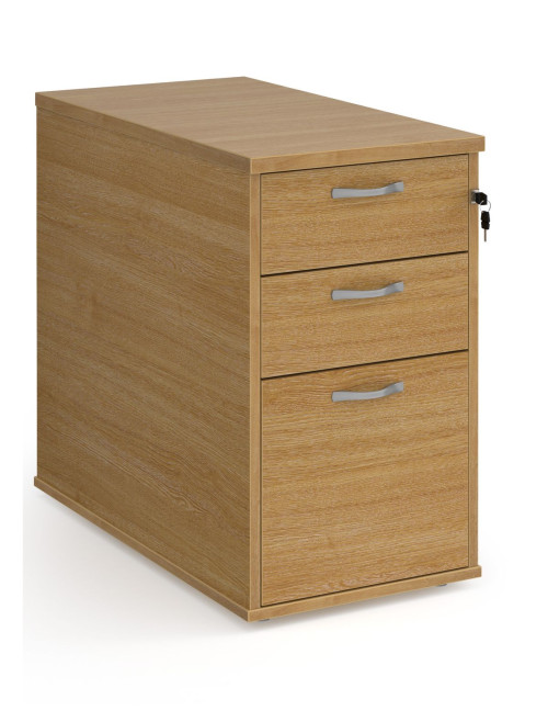 Desk High Pedestal 800mm Deep 3 Drawer Pedestal R25DH8 by Dams - enlarged view