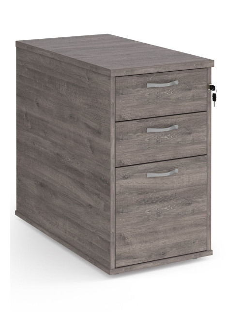 Desk High Pedestal 800mm Deep 3 Drawer Pedestal R25DH8 by Dams - enlarged view