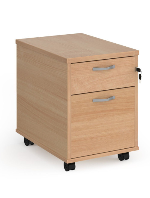 Office Storage 2 Drawer Mobile Pedestal R2MB by Dams