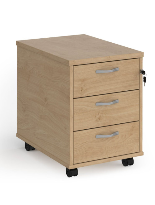 Office Storage 3 Drawer Mobile Pedestal R3MKO by Dams - enlarged view