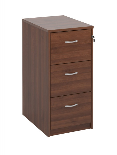 Deluxe Executive 3 Drawer Walnut Filing Cabinet LF3W