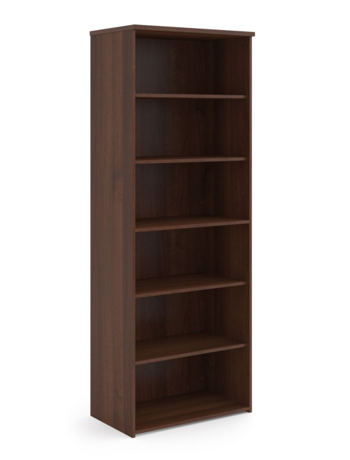 Office Bookcase 2140mm High Walnut Bookcase with 5 Shelves R2140W