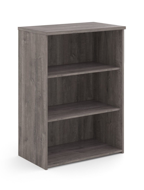 High Grey Oak Bookcase with 2 Shelves R1090GO by Dams