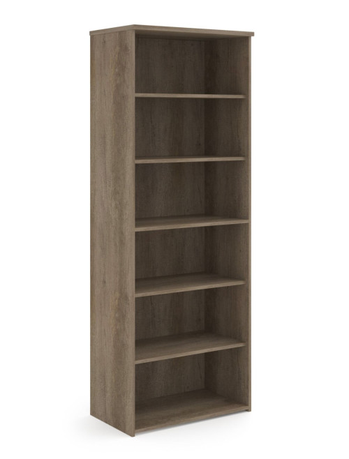 Office Bookcase 2140mm High Nebraska Oak Bookcase with 5 Shelves R2140NO