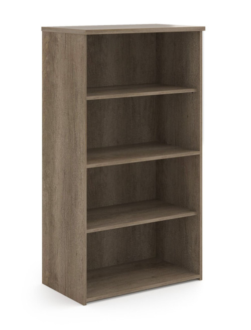 Office Bookcase 1440mm High Nebraska Oak Bookcase with 3 Shelves R1440NO