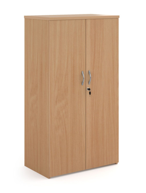 Office Beech Cupboard 1440mm High Storage Cupboard R1440DB - enlarged view