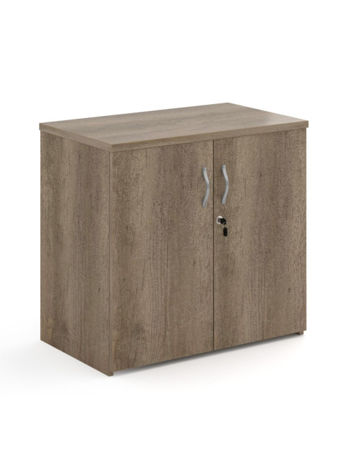 Low Nebraska Oak Office Cupboard 740mm High Storage Cupboard R740DNO