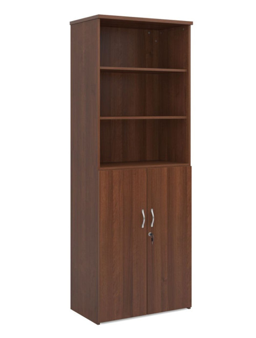 2140mm High Walnut Open Top Combination Unit R2140OPW - enlarged view