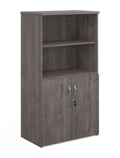1440mm High Open Top Combination Unit Grey Oak R1440OPGO