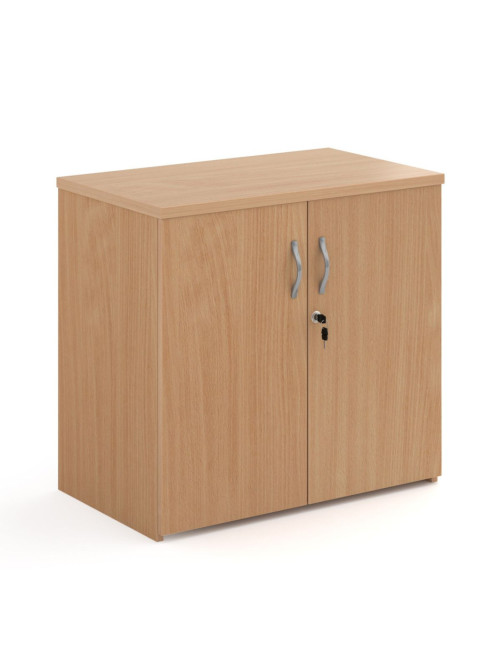 Low Beech Office Cupboard 740mm High Storage Cupboard R740DB