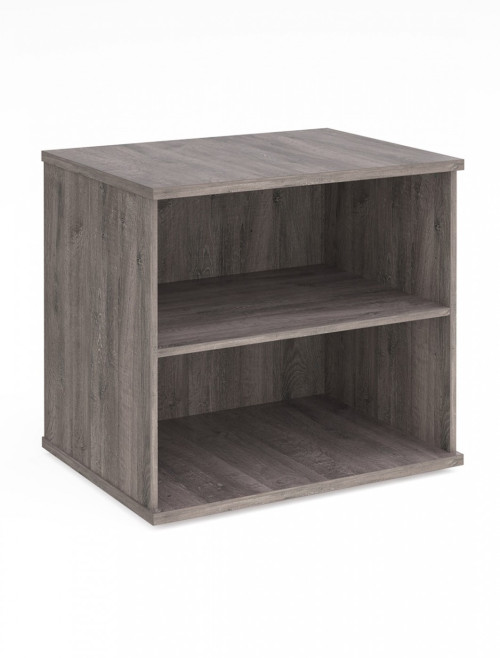 Office Bookcase Grey Oak Deluxe Desk High Bookcase DHBCGO
