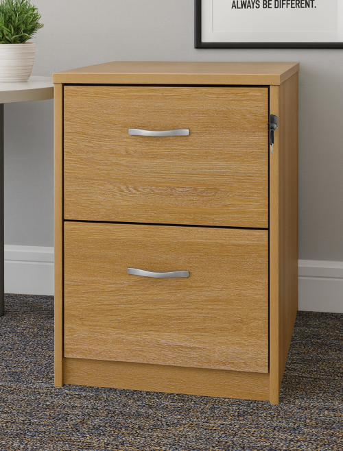 LF2O Deluxe Executive 2 Drawer Filing Cabinet 