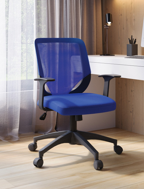 Office Chair Ranger Blue Mesh Chair DPA95ATG/BK-BL
