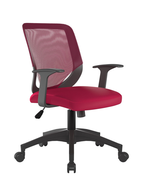 Office Chair Ranger Red Mesh Chair DPA95ATG/BK-RD - enlarged view