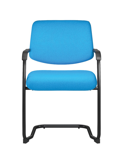 Stacking Chair Aria Lightweight Blue Boardroom Chair BCF/D336V/BL - enlarged view