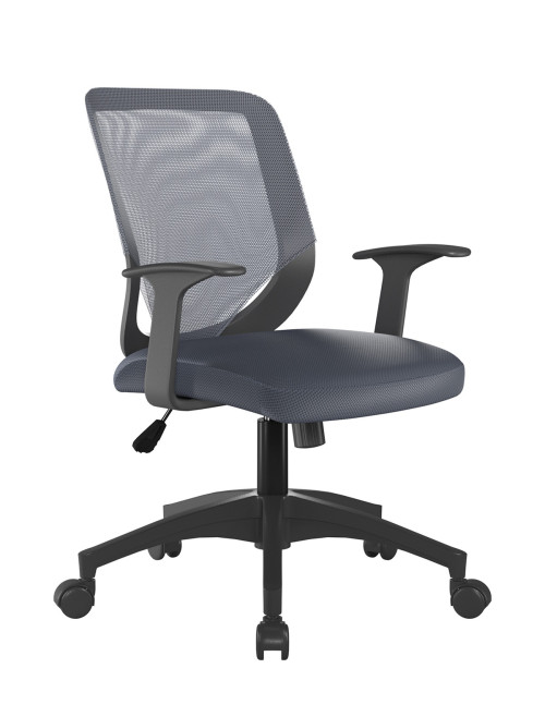 Office Chair Ranger Grey Mesh Chair DPA95ATG/BK-GY - enlarged view