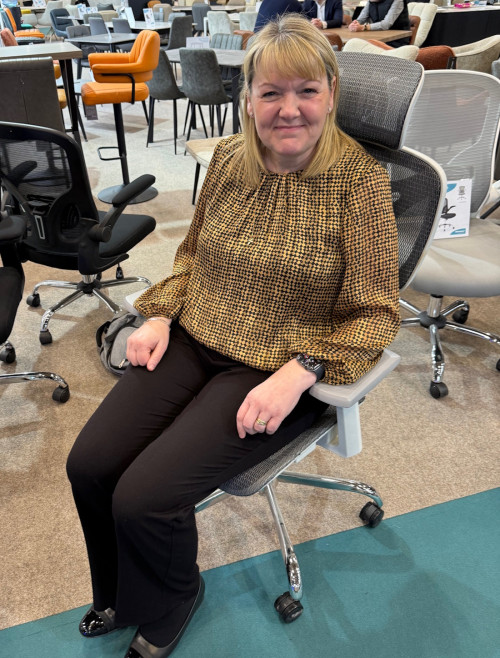 Mesh Office Chair Grey Elite Executive Chair 254-11-03-04-01 - enlarged view