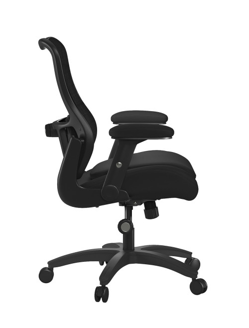 Office Chair Sora 24hr 31 Stone Mesh Bariatric Chair BCM/L420/BK - enlarged view