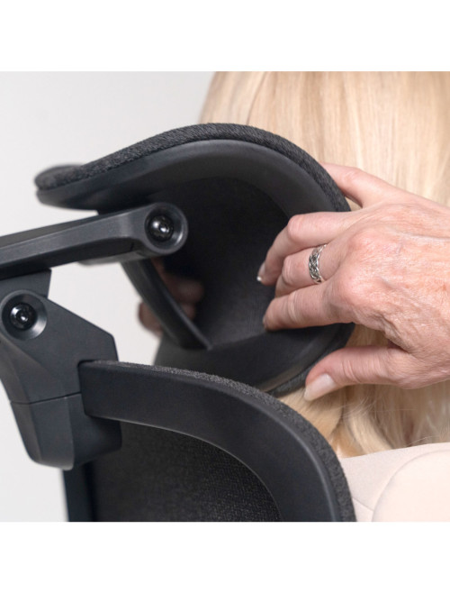 Office Chair Black Mantra Posture Task Executive Chair MAN300HK2-BLK - enlarged view