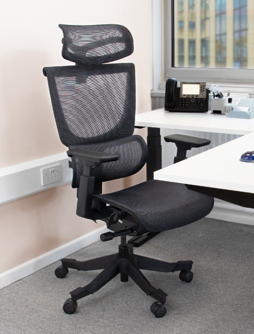 Mesh Office Chair Black Elise Operator Chair ELS300K2-K - enlarged view
