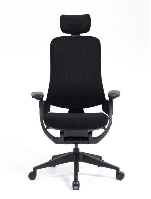 Office Chair Black Mantra Posture Task Executive Chair MAN300HK2-BLK - enlarged view