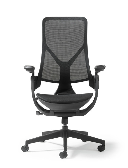 Mesh Office Chair Black Pivot High Back Task Chair PIV300MT1-K - enlarged view