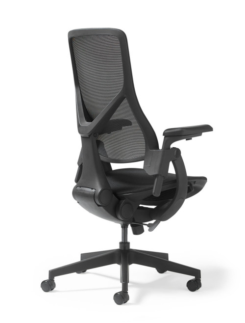 Mesh Office Chair Black Pivot High Back Task Chair PIV300MT1-K - enlarged view