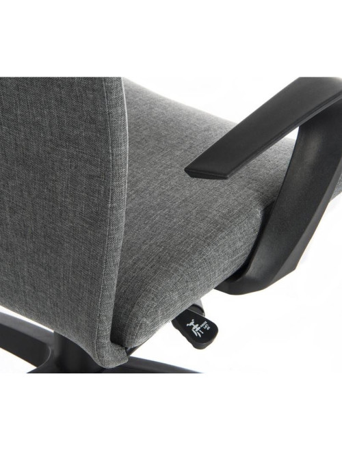 Office Chairs Grey Work Fabric Operator Chair 6931GREY - enlarged view