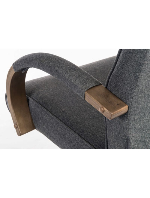 Office Chairs Grey Grayson Fabric Managers Chair 6969GREY - enlarged view