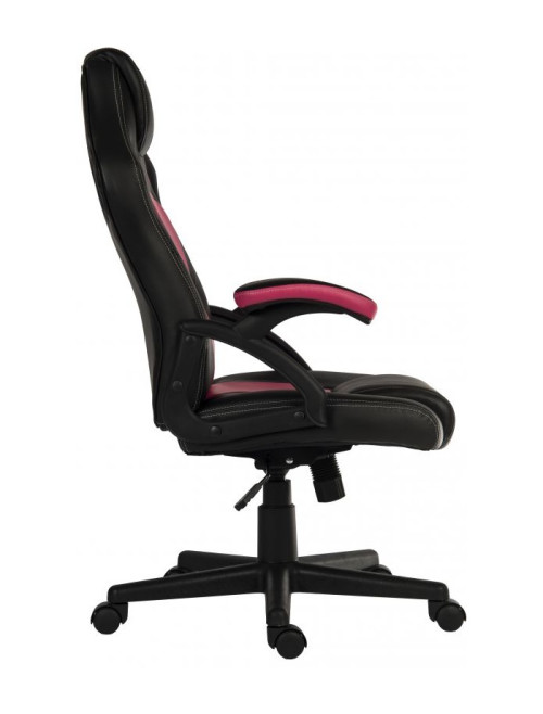 Gaming Chair Kyoto Black and Pink Racing Chair 6996 - enlarged view