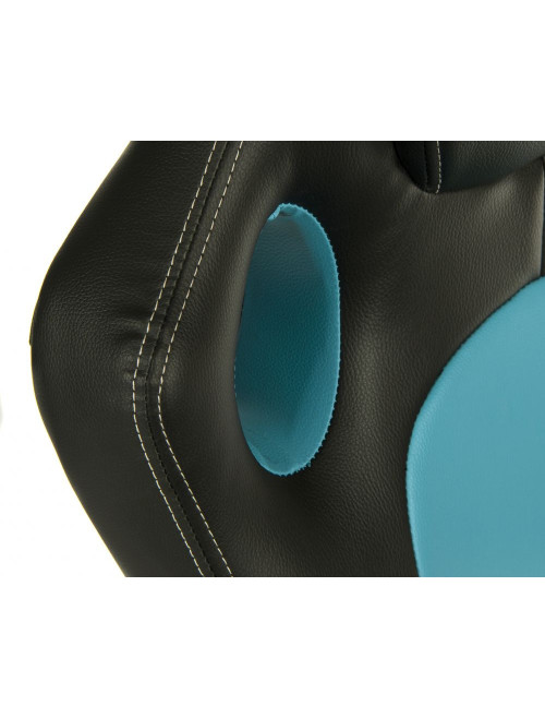 Gaming Chair Kyoto Black and Blue Racing Chair 6995 - enlarged view