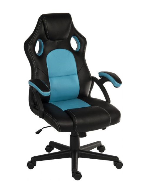 Gaming Chair Kyoto Black and Blue Racing Chair 6995